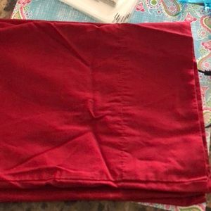 Red standard pillow case!